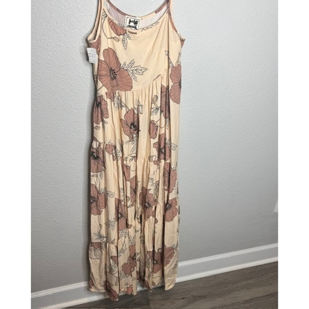 Jaase Winona Maxi Dress Small April Floral Print Boho Cottagecore Rayon - Picture 4 of 13